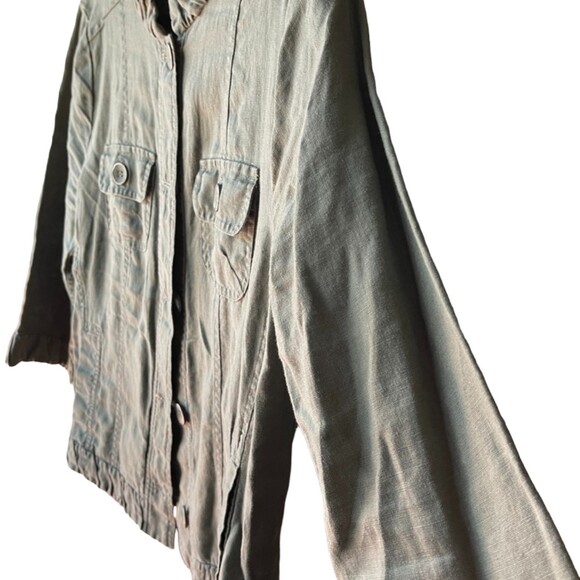 ExOffico Button-Down Shirt Long Sleeve Button Lightweight Front Mesh Yoke Collar - Picture 2 of 14